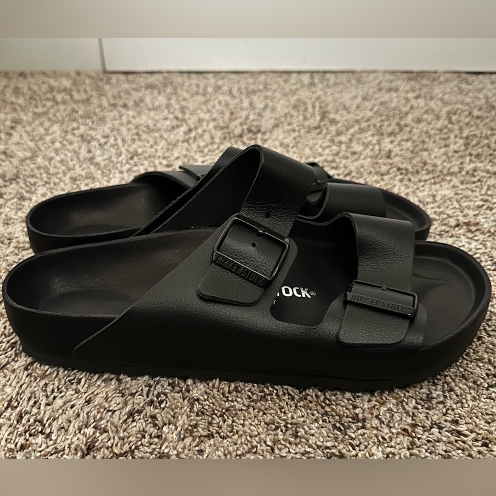 Arizona Leather Birkenstocks size 41 which is 10 in women’s